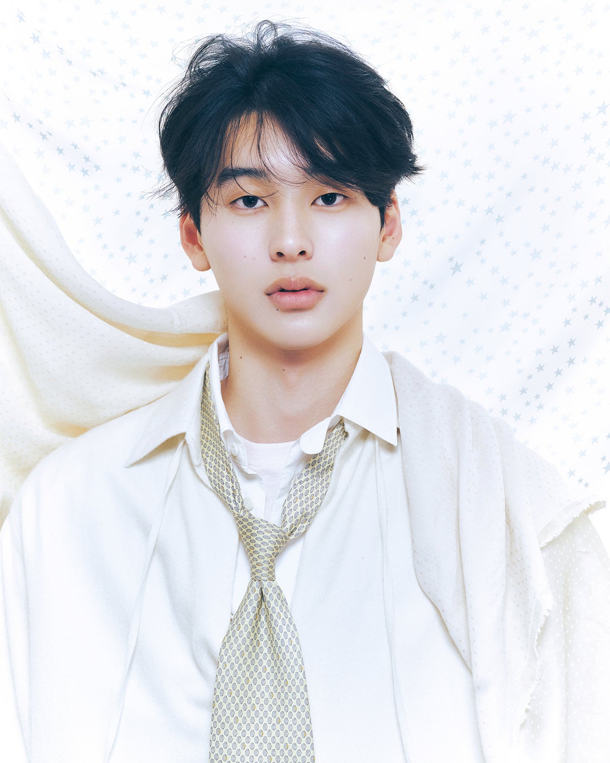 ブルーパールが配合された化粧下地の使用イメージ