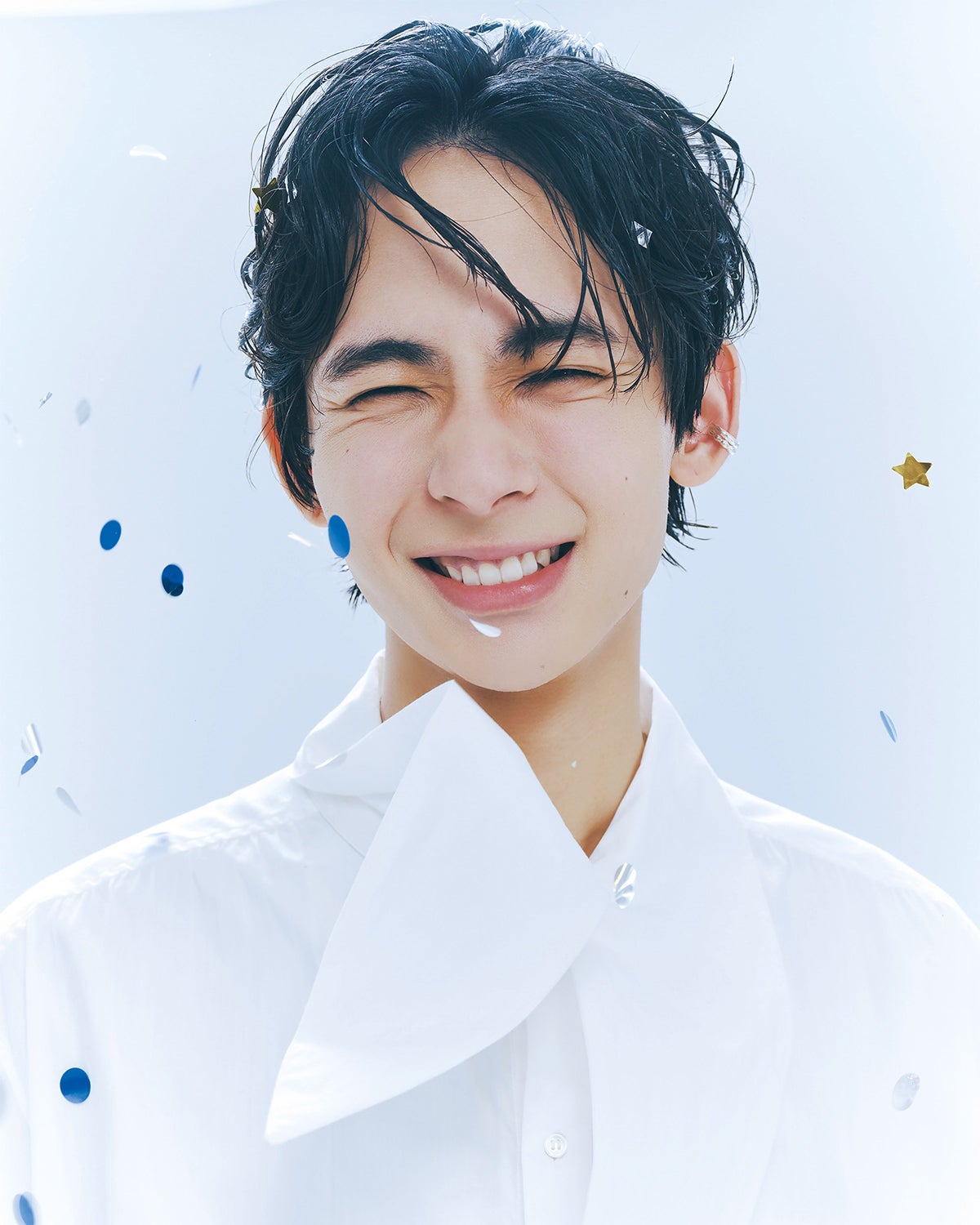 白シャツにベストマッチなヘア