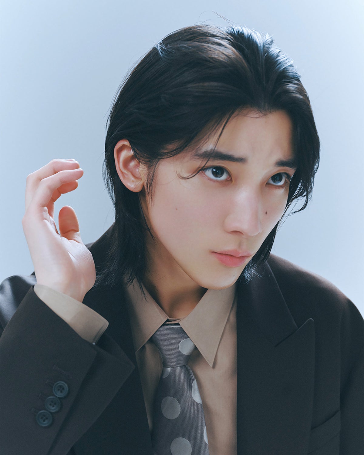 オールバック　アップ