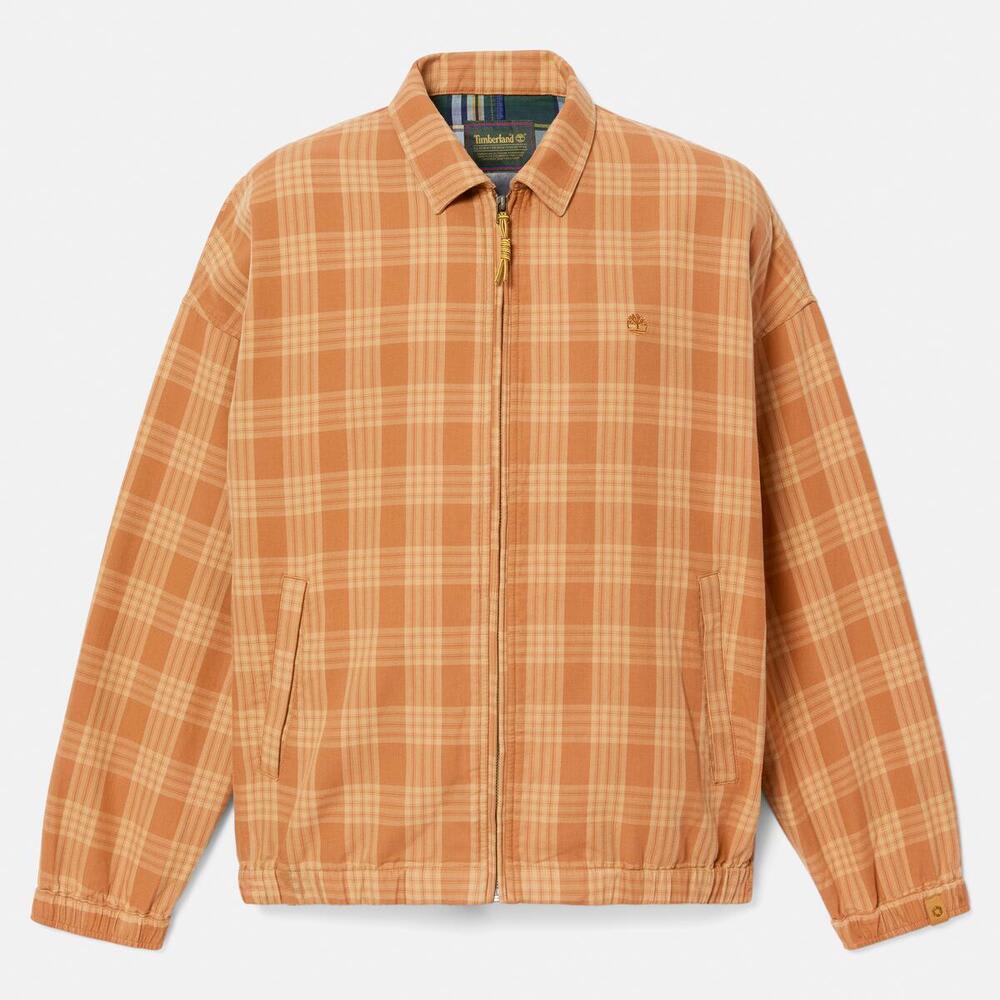 ストラザム ボマー プレイド ジャケット ユニセックス