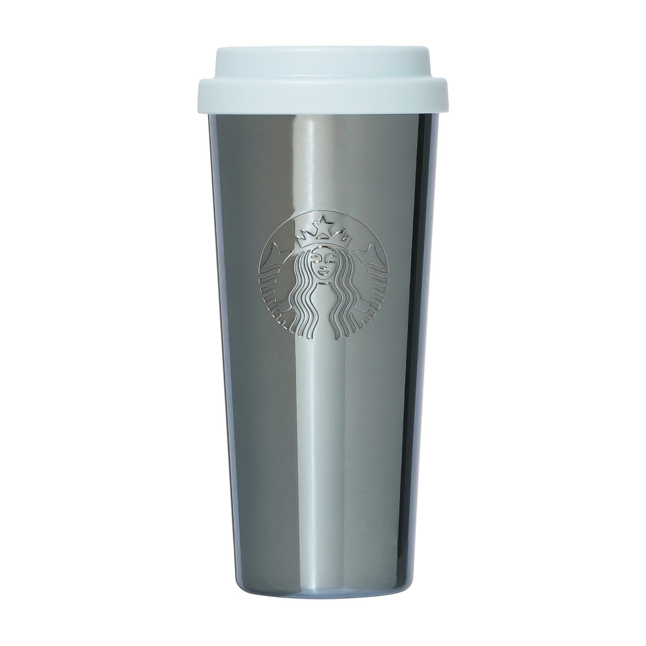 スタバ新作グッズ「ステンレスボトルメタリックブルー591ml」