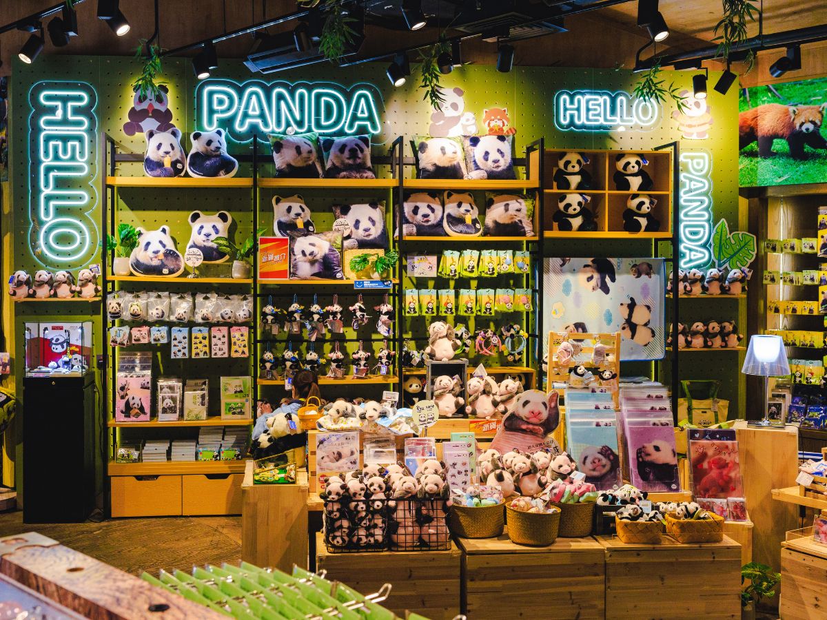 香港オーシャンパークで販売しているパンダグッズ