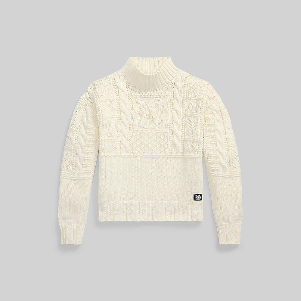 ラルフ ローレン、メジャーリーグ ベースボール（MLB&trade;）とコラボレーション　ビジュアル　ホワイト　ニット