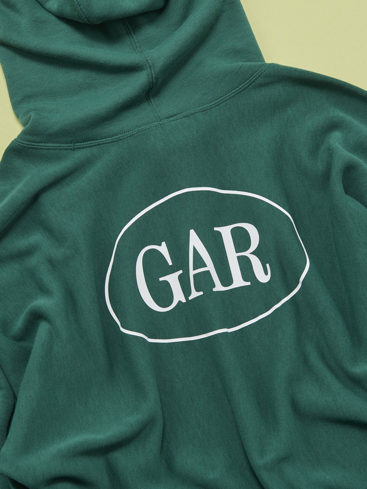 ザ・ノース・フェイスのGARスウェットフーディー パーカの背面のロゴ