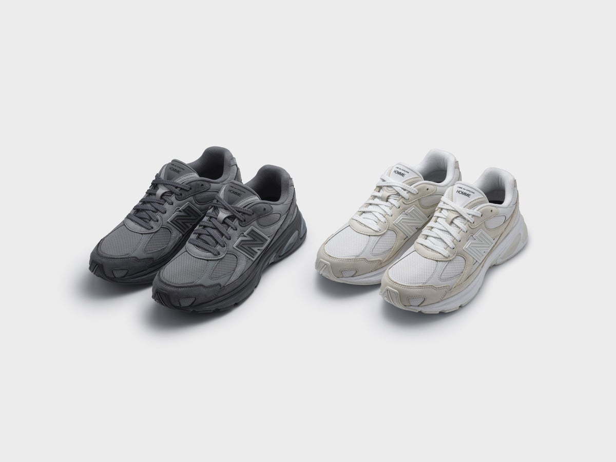 HOMME &times; New Balance ABZORB 2010」を、2026年3月20日（金）に世界の限定店舗で発売。  COMME des GAR&Ccedil;ONS HOMME  &times;  New Balance ABZORB 2010　2色