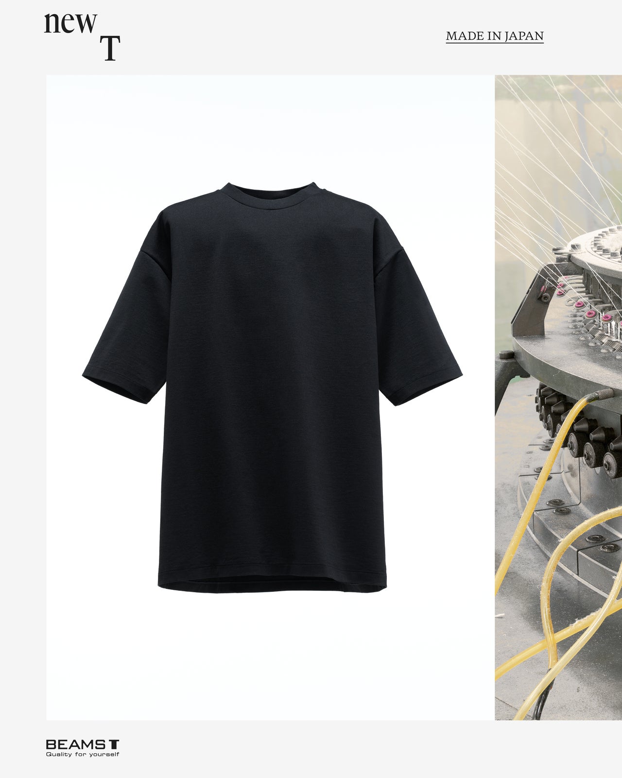 BEAMS T　ビジュアル　ブラック