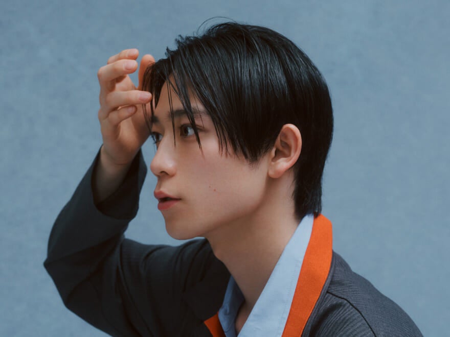 「ウーノ オールインワンシャンプー」のスマートタイプを使用して、まとまりのあるヘアスタイルにセットした小方蒼介さん2