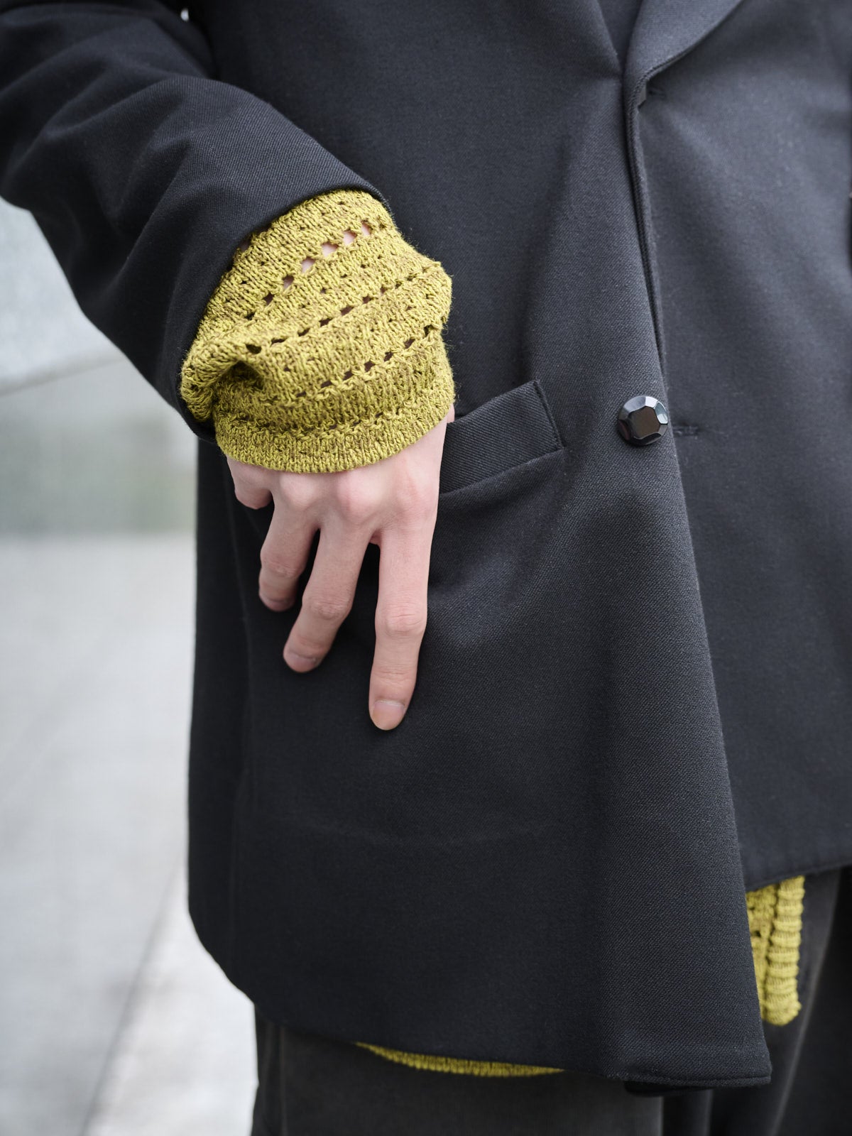 ククリのジャケットのポケット