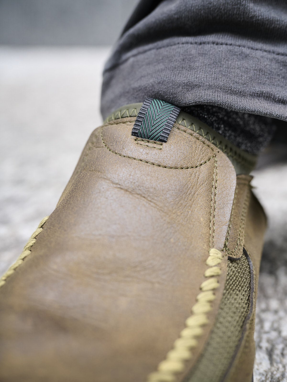 ノーブランドのシューズのディテール