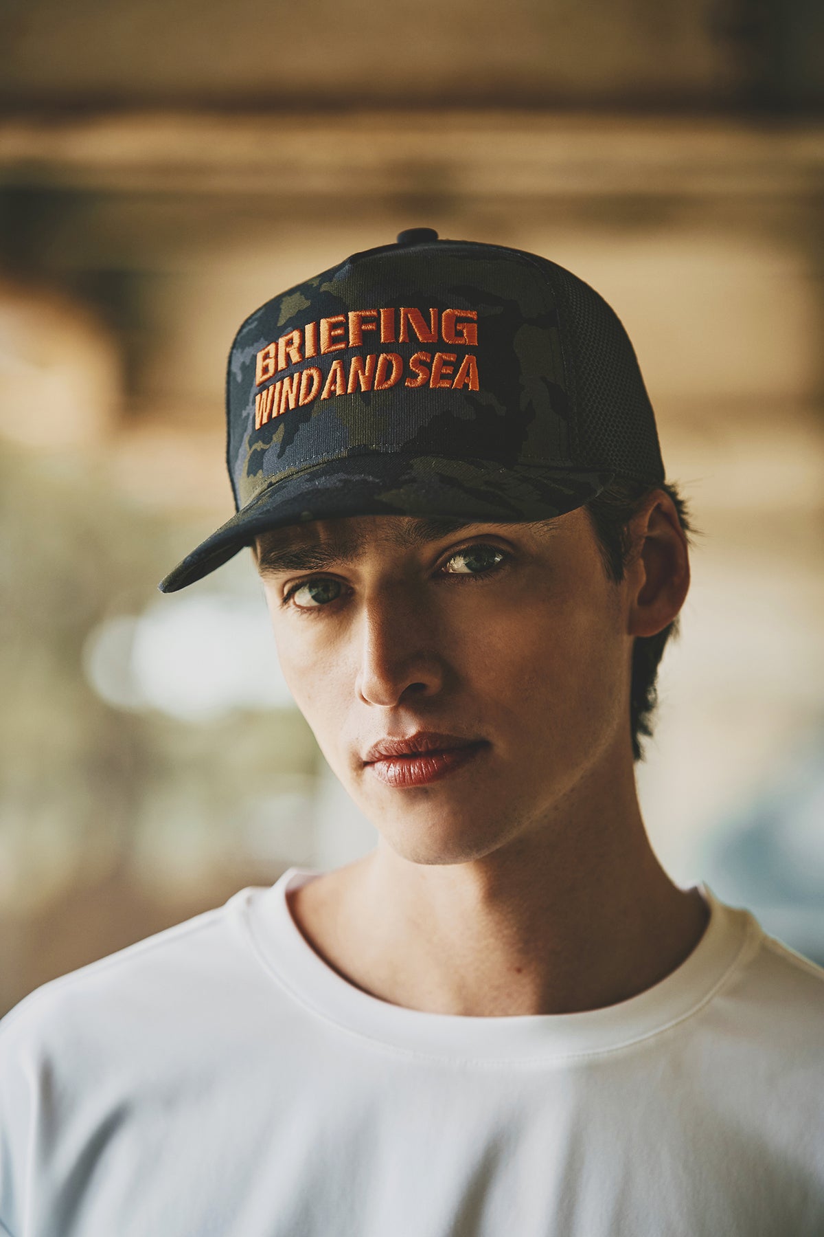 BRIEFING &times; WDS MESH CAP CAMO１