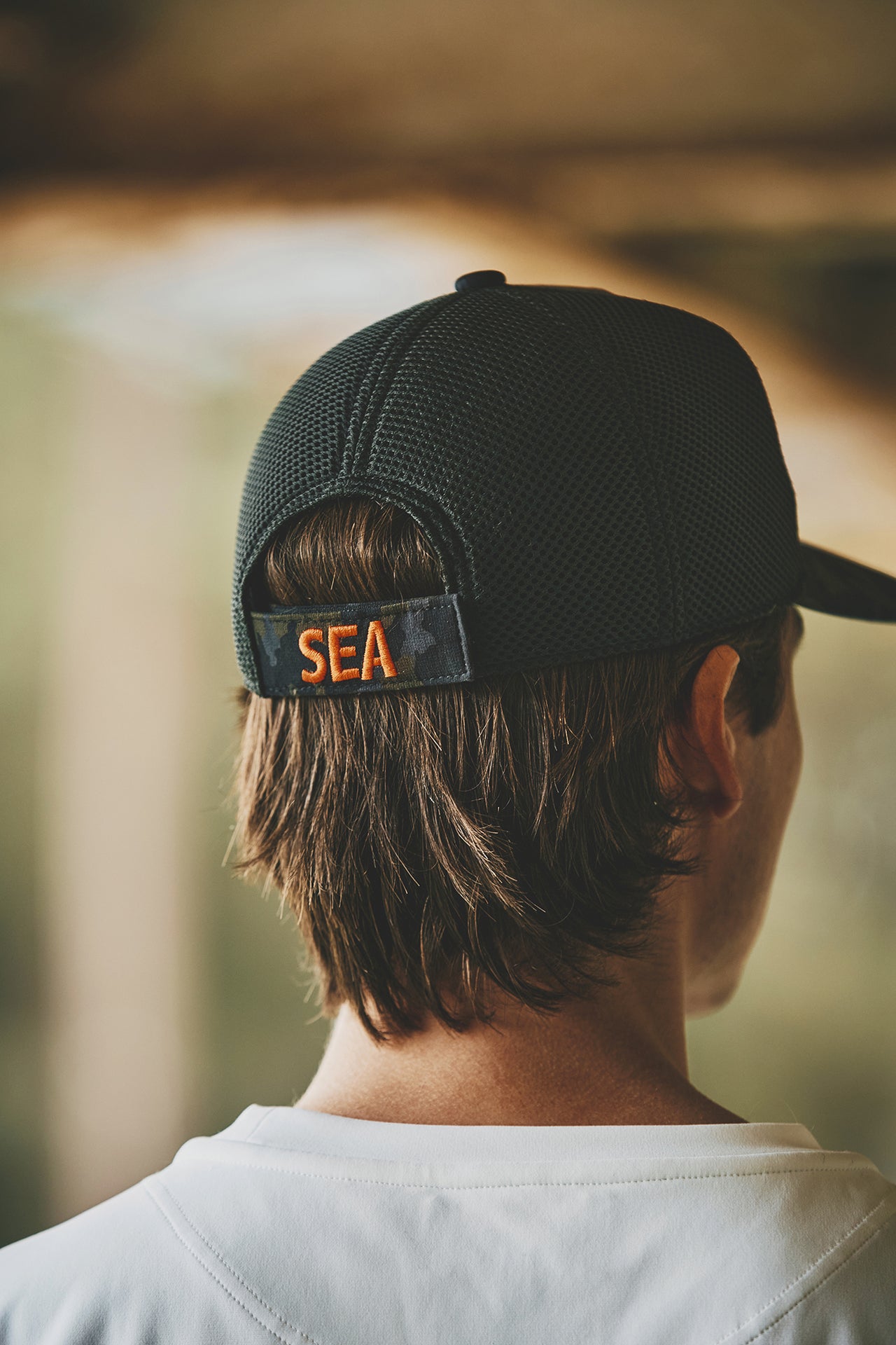 BRIEFING &times; WDS MESH CAP CAMO　３