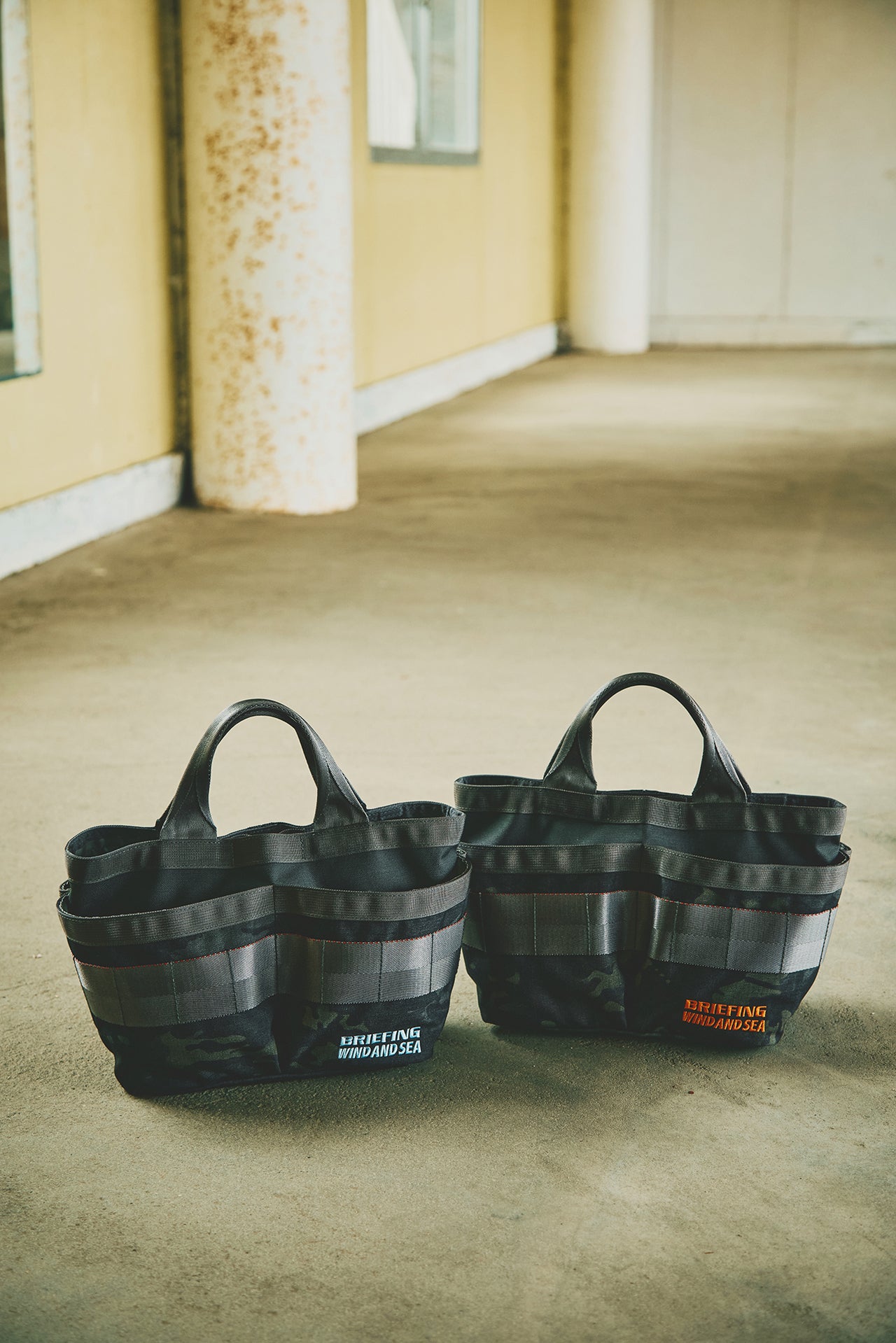 BRIEFING &times; WDS MESH CAP CAMO