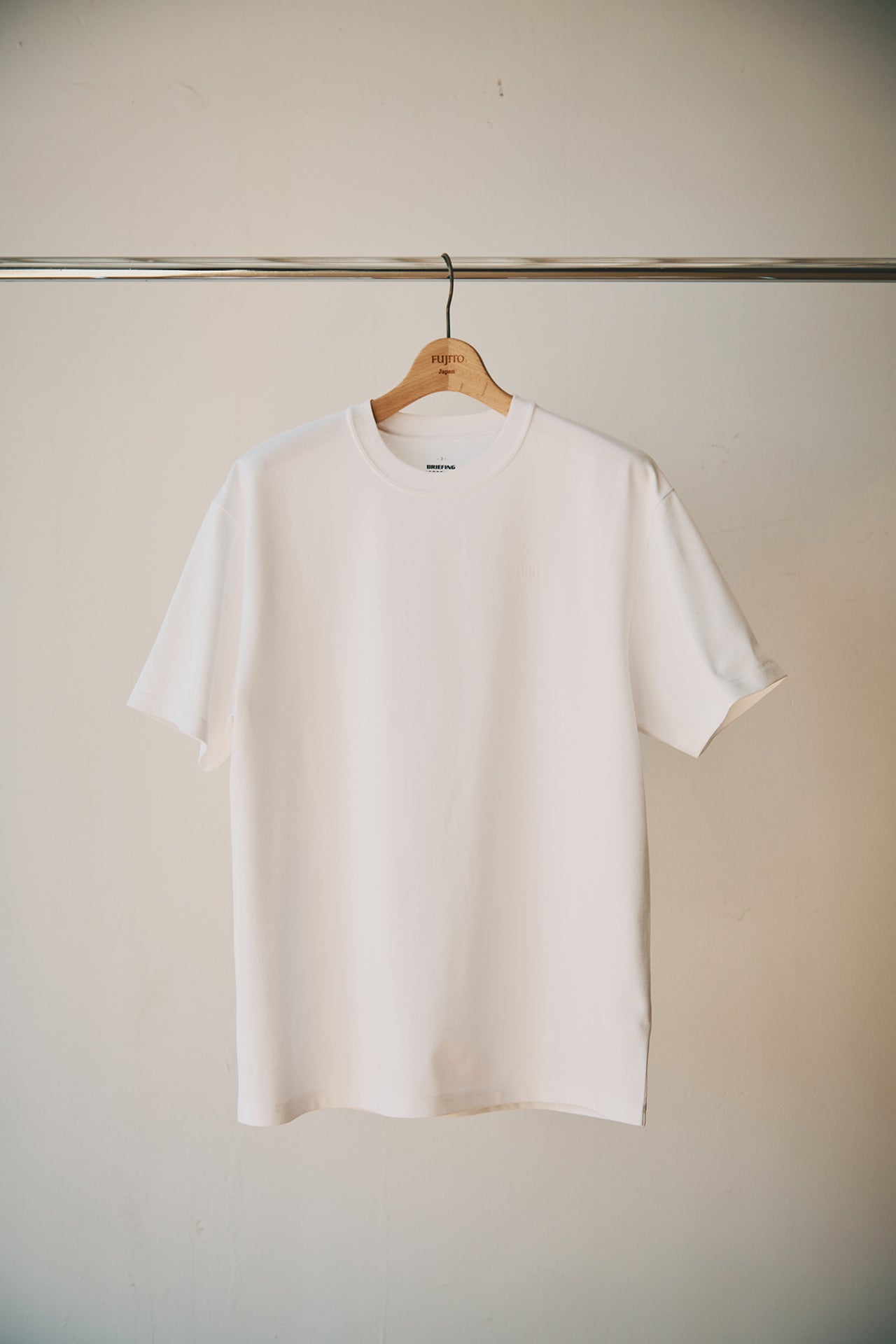 BRIEFING &times; FUJITO 2PACK CREW NECK T-SHIRTS　　ホワイト
