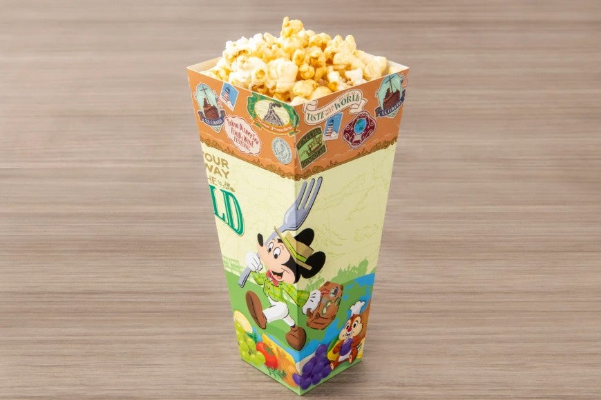 東京ディズニーシー期間限定食べ歩きメニュー ワインフェスのオススメ「ホタテガーリックバターポップコーン」