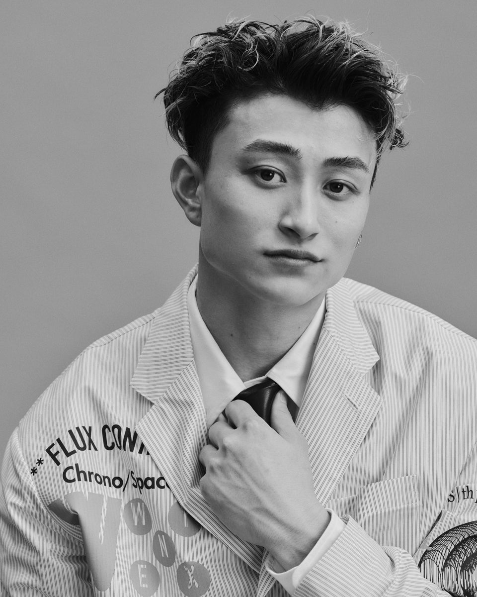 メンズノンノでのファッション撮影に初挑戦した、バスケットボールBリーグの名古屋ダイヤモンドドルフィンズの加藤嵩都選手5