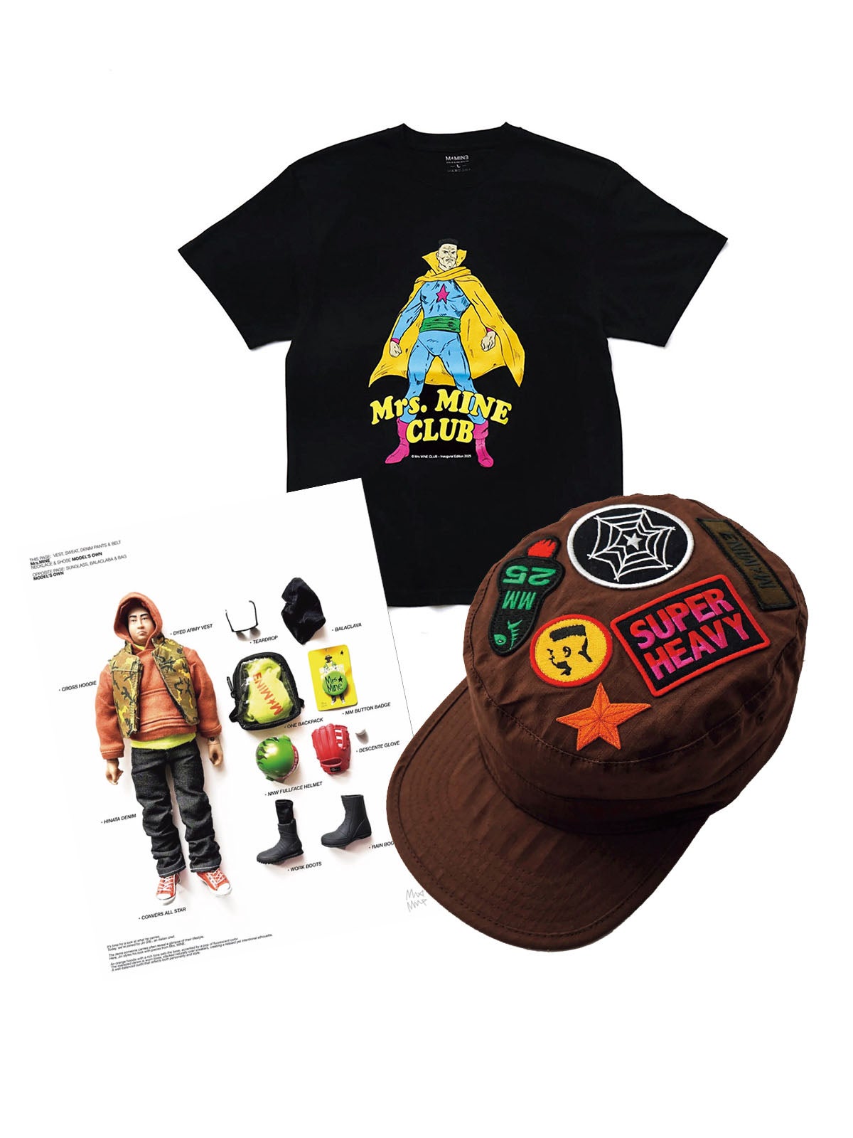 Mrs.MINEのTシャツと小物