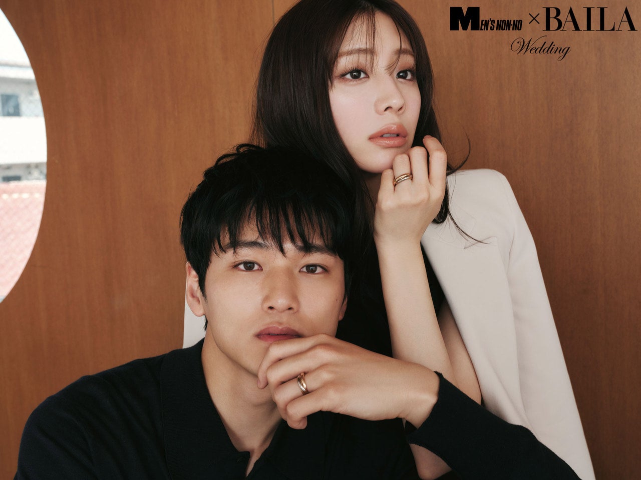 中川大輔と貴島明日香、カルティエのペアジュエリーとウォッチで始めるウェディングストーリー【MEN’S NON-NO×BAILA 2人が主役のウェディング vol.2】
