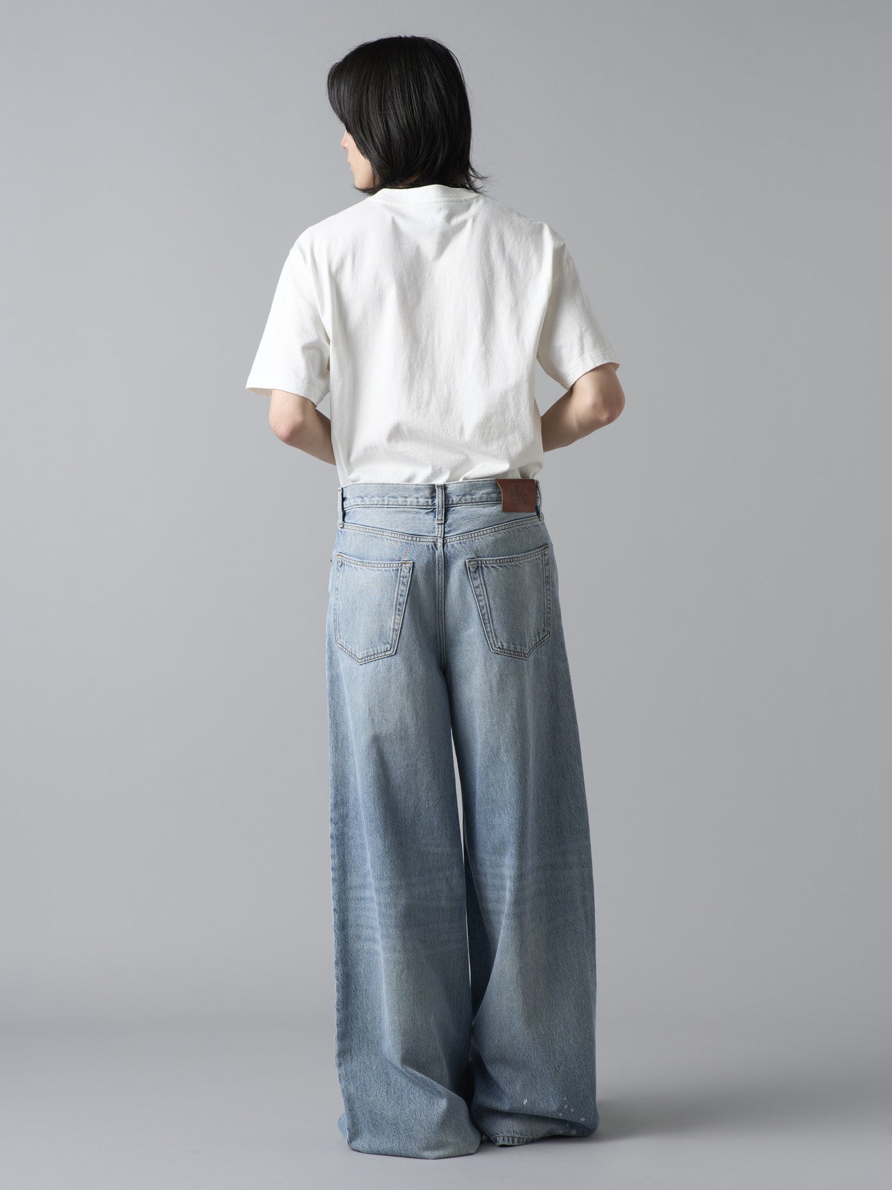 カルバン・クラインのEXTREME BAGGY JEANの試着レビュー　バック