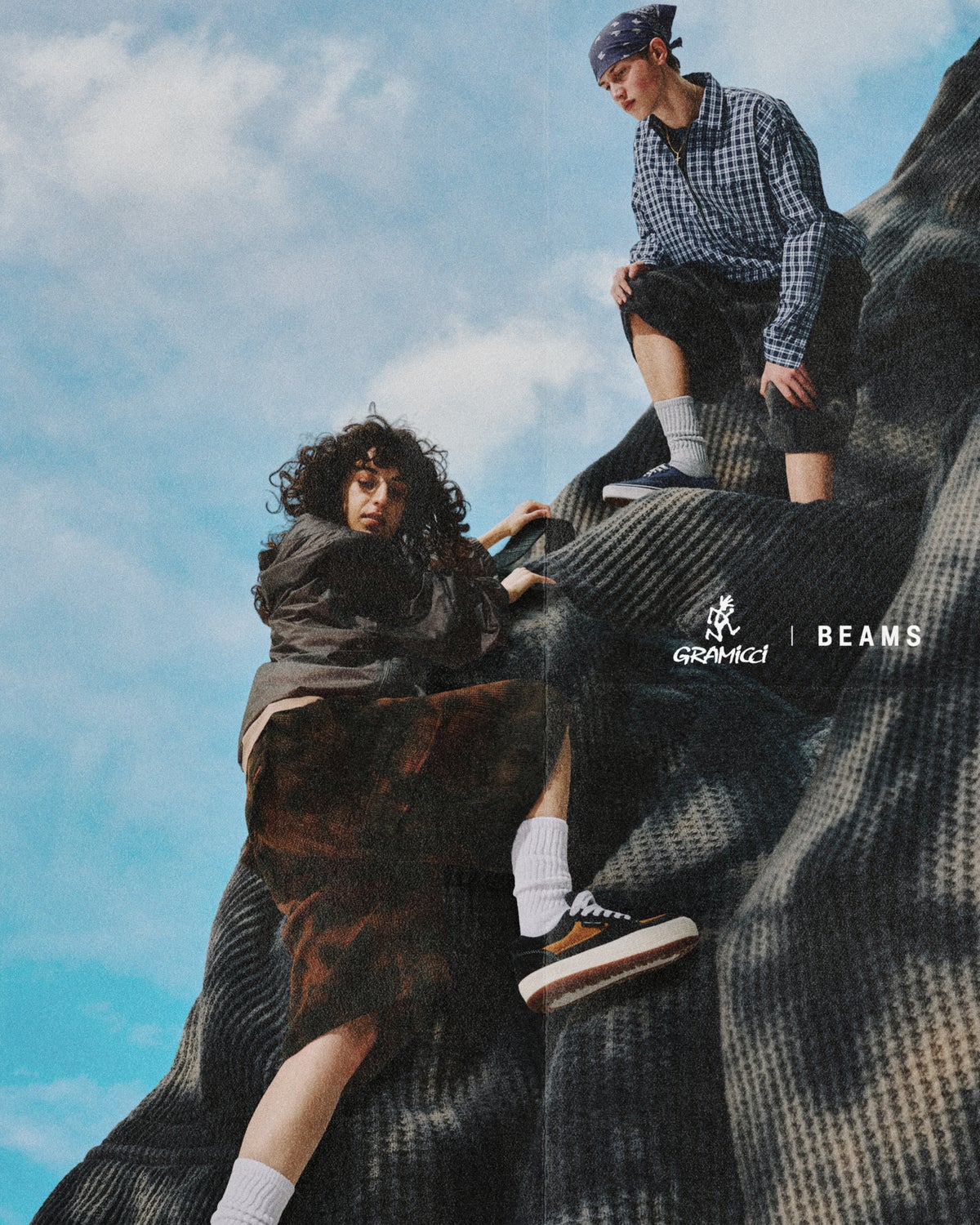 「BEAMS」&times;「Gramicci」 ワッフルカーゴショーツ　イメージ