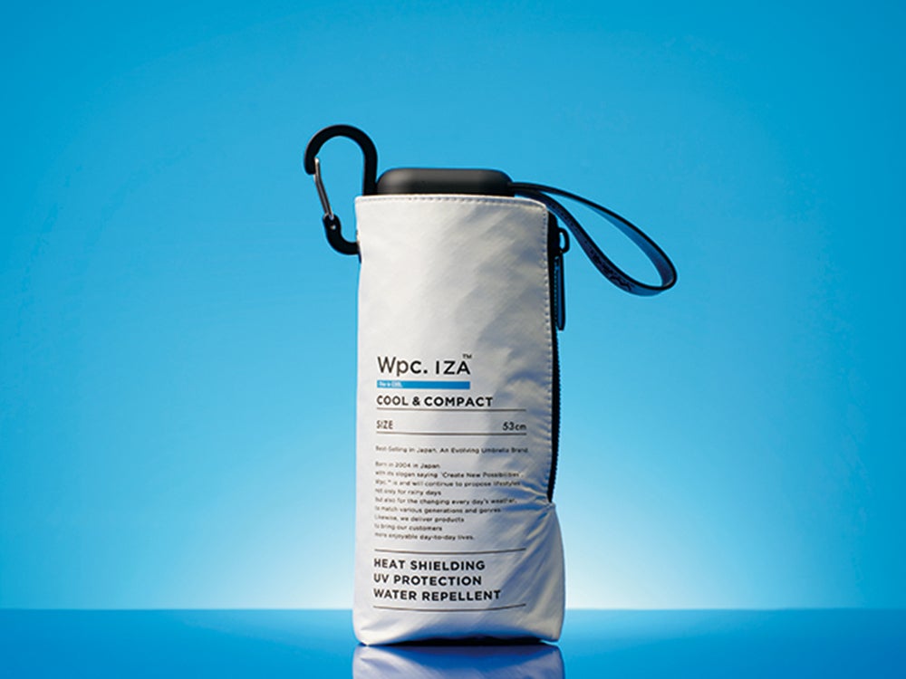猛暑の夏に高機能日傘の準備を！　人気ブランド「Wpc. IZA」が放つ新モデルは、UV対策だけじゃない“涼しさ”が手に入る１本