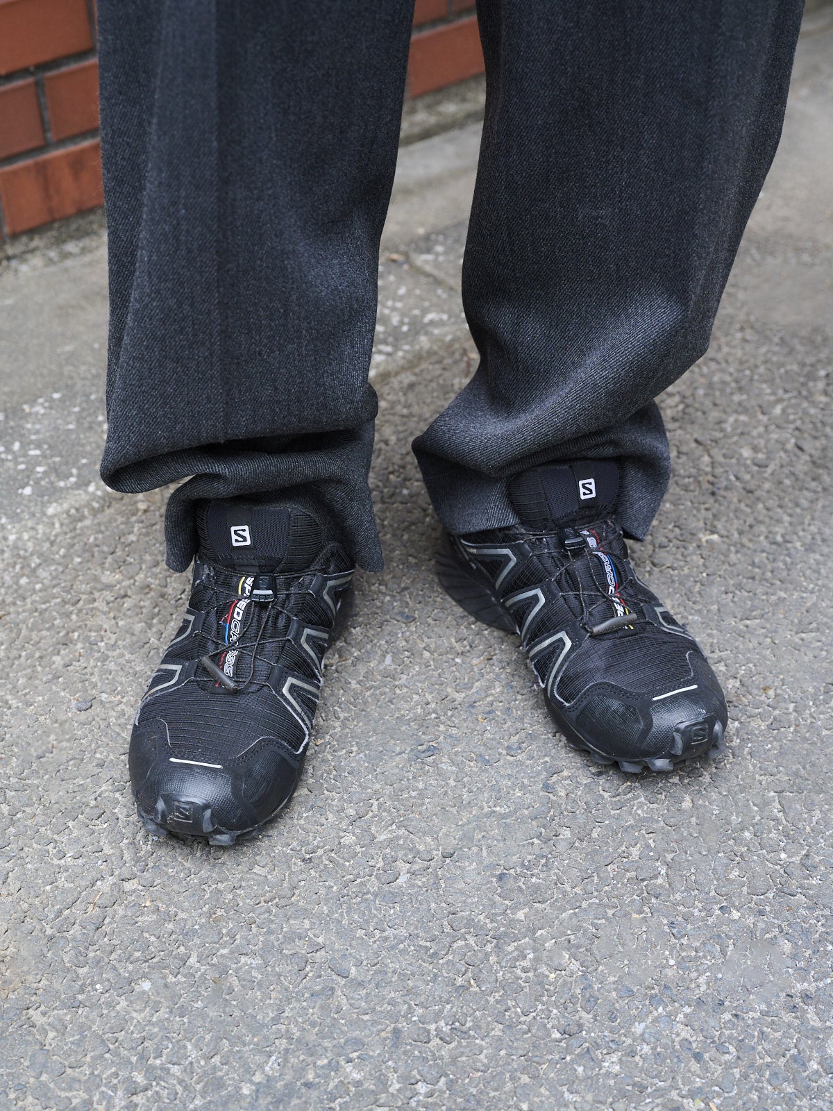 サロモン　スピードクロス４　スニーカースナップ