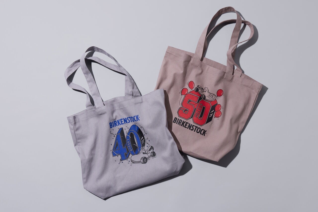 大阪初 BIRKENSTOCKコンセプトストア店内写真 トートバッグ