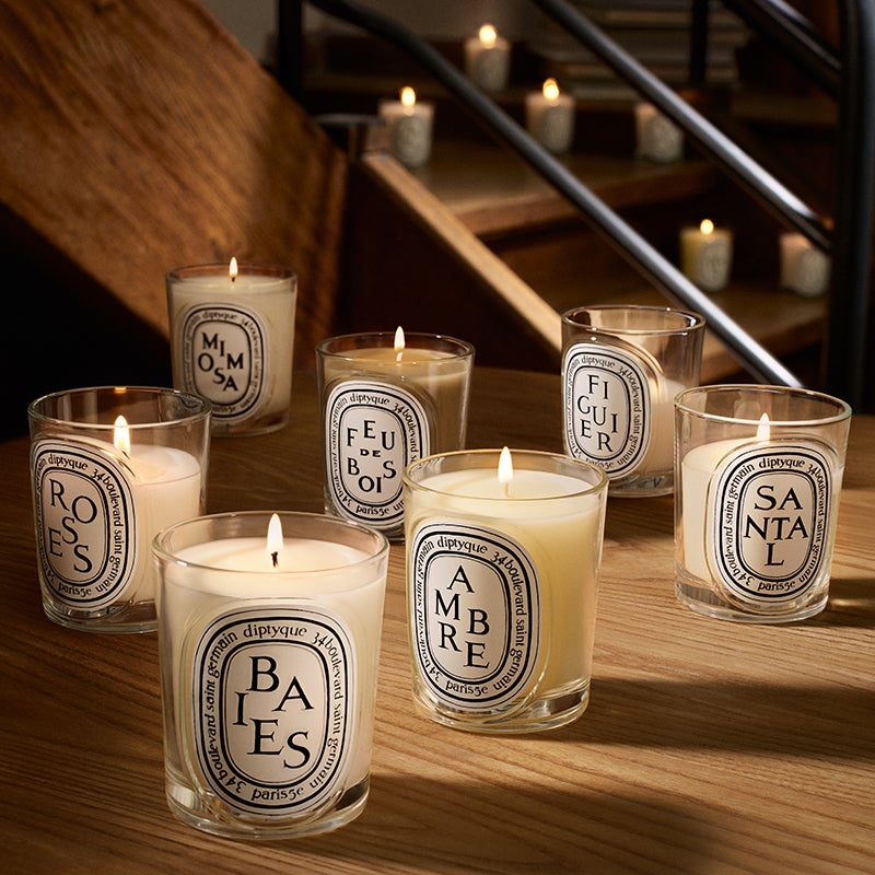 2026年にリニューアルしたディプティックのフレグランスキャンドルの点灯時