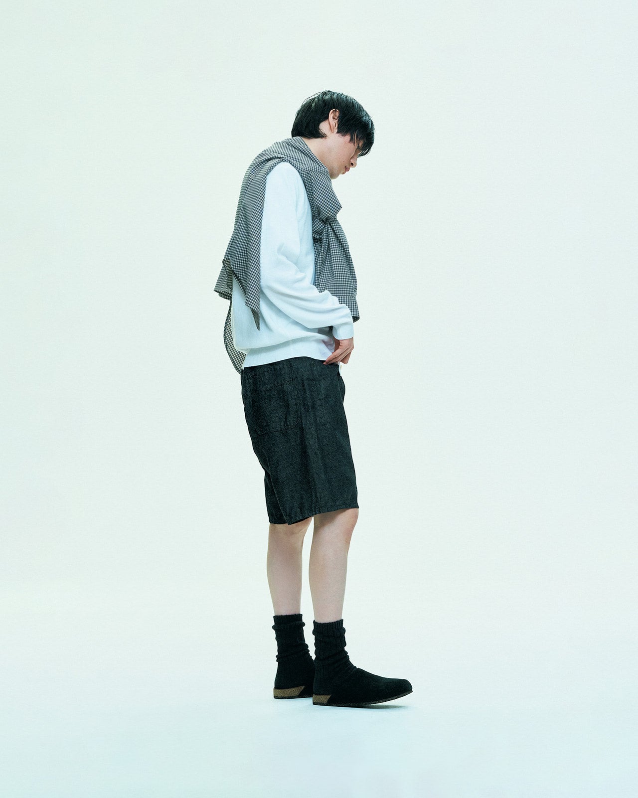 ウティのデニムショーツ