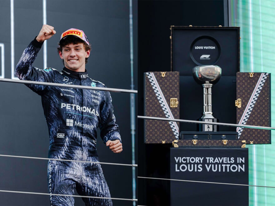 【F1日本GP】昨年超えの観客数を記録したフォーミュラ1 日本グランプリ 2026。ルイ・ヴィトンのスペシャルなトロフィー・トランクが、鈴鹿の表彰台を彩った！