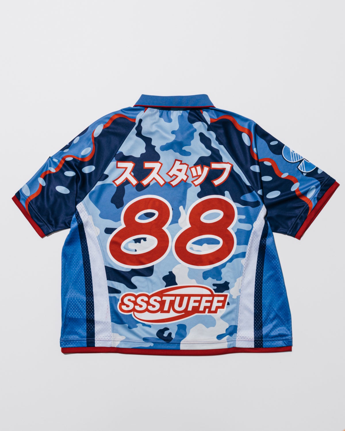 SSSTUFFF × FUTURE ARCHIVE アイテム名:『フットボールシャツ』2