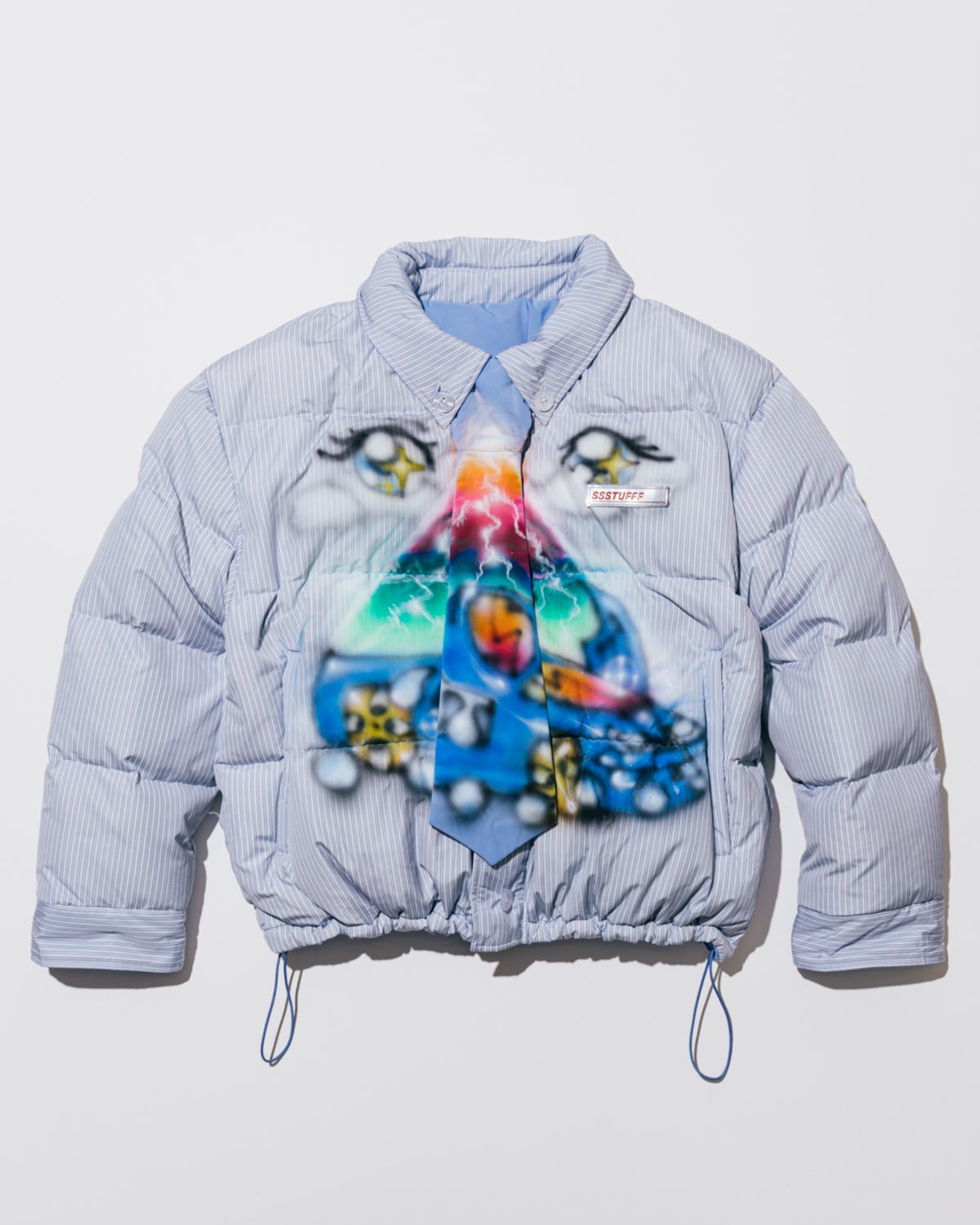 SSSTUFFF × Alehsy Lambo × FUTURE ARCHIVE アイテム名:『パッファーシャツ』 1