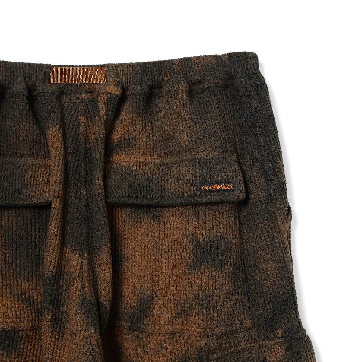 「BEAMS」&times;「Gramicci」 ワッフルカーゴショーツ D.BROWN&times;GREEN　　３