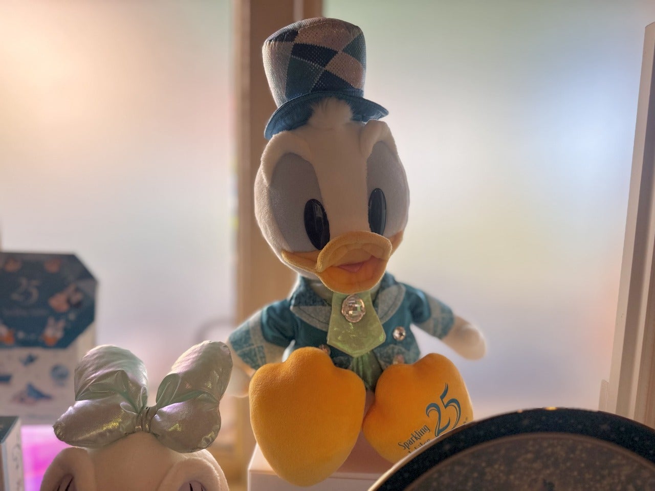 ディズニーシー25種年グッズ「ドナルドぬいぐるみ」