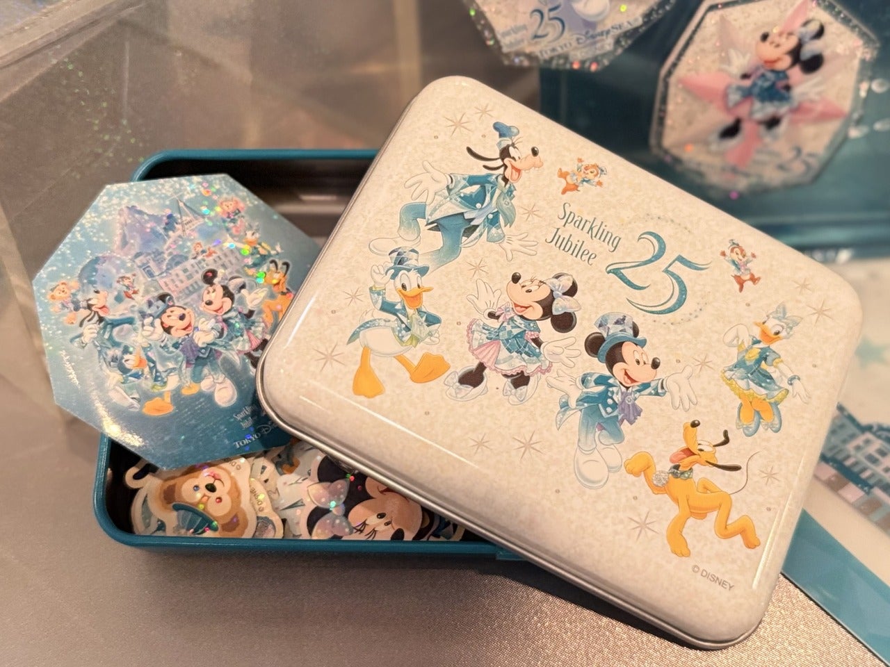 ディズニーシー25種年グッズ「シールセット」