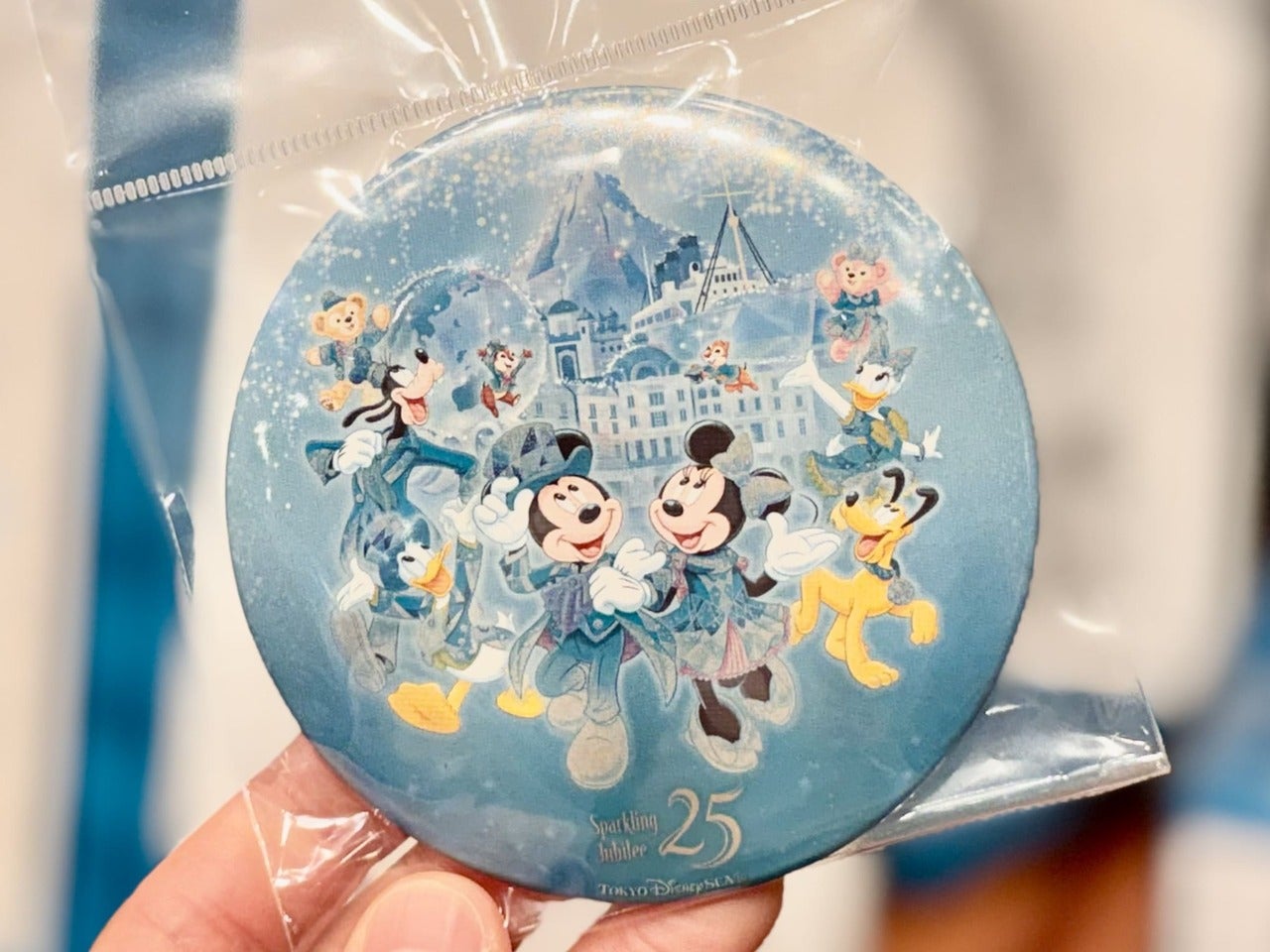 ディズニーシー25周年お土産・グッズ「カンバッジ」