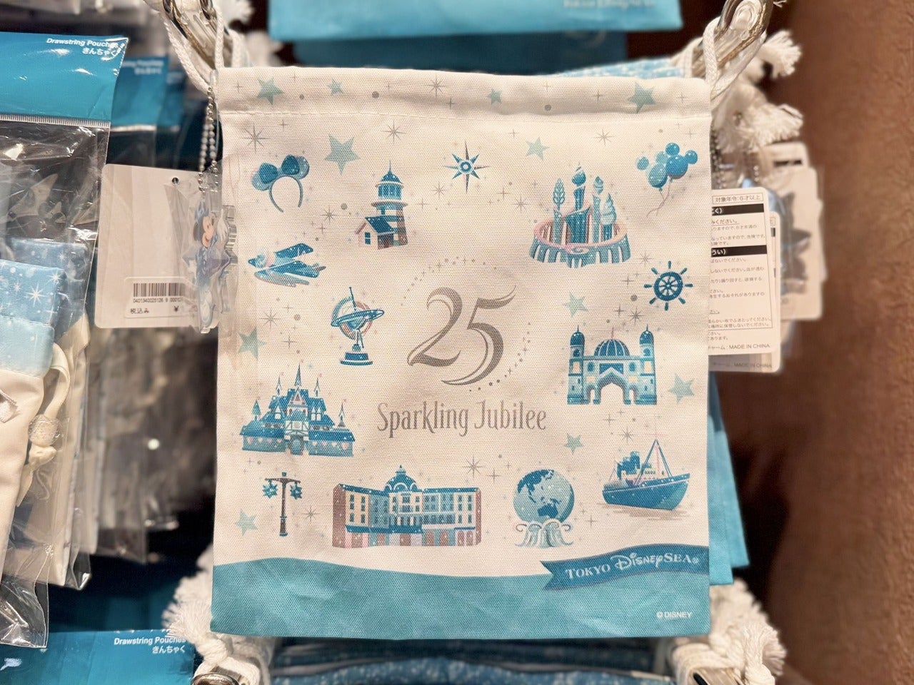 ディズニーシー25周年グッズ「きんちゃく」裏