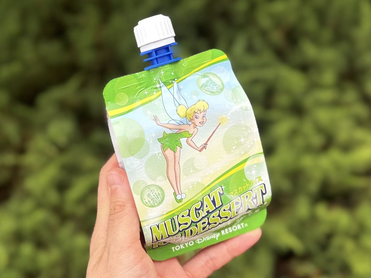 東京ディズニーシー食べ歩きオススメグルメ「マスカットアイス」