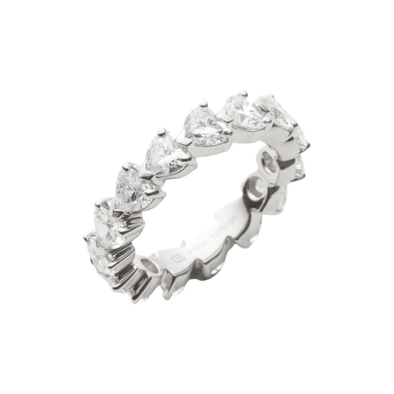 ハリー・ウィンストンのリング「ハートシェイプ・プロングセット・リング」