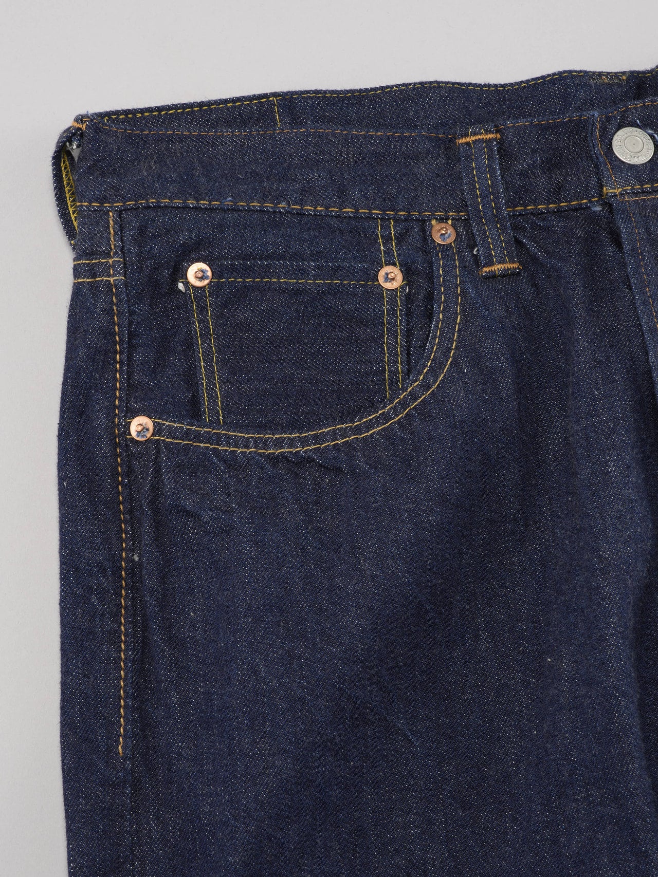 FULLCOUNT、Wide Denim (Super Smooth）、ポケット