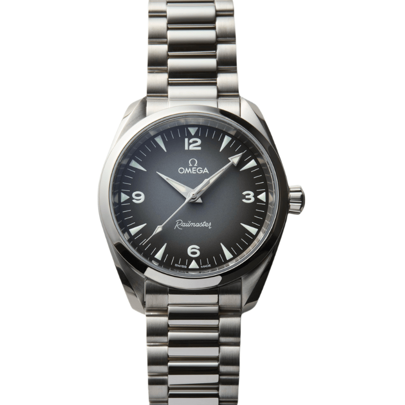 オメガの時計「レイルマスター」〈自動巻き〉