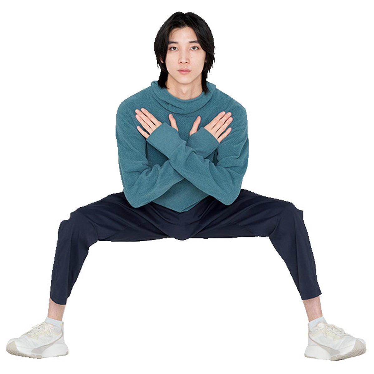 ワイドスクワットの基本姿勢