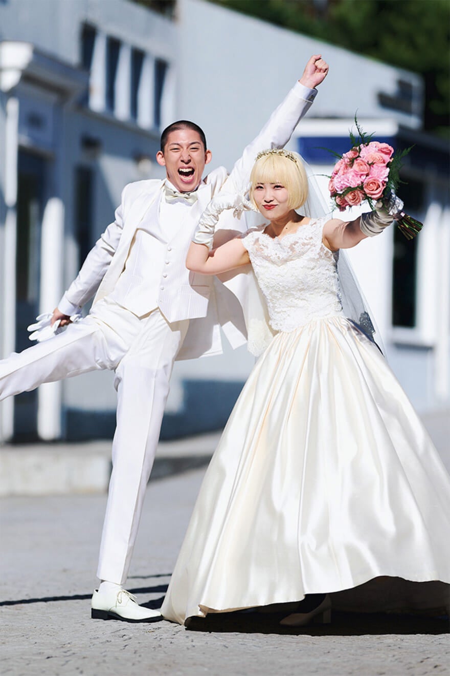 お笑い芸人のどんぐりたけしさんと、ヤバイTシャツ屋さんのメンバー・ありぼぼさんの