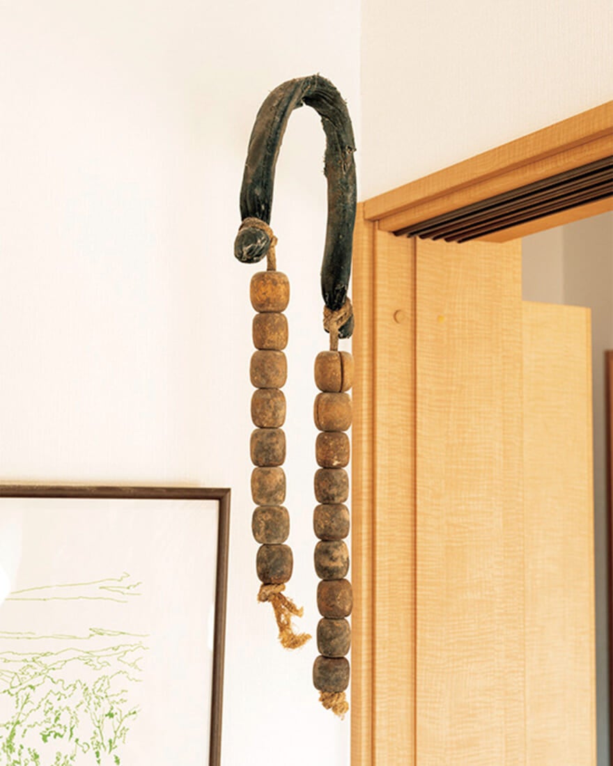 「尻繋」と呼ばれる馬具