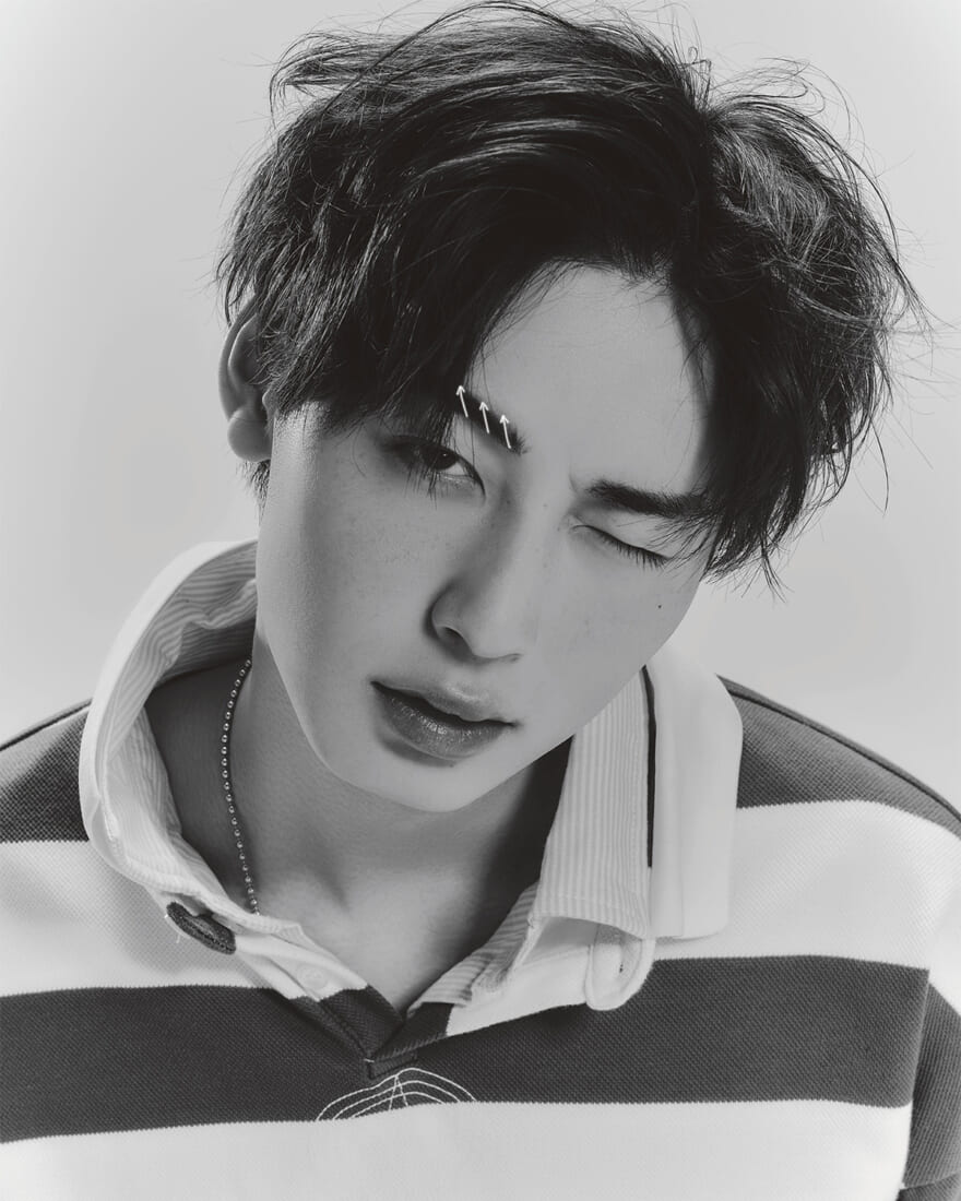 センターパートのバングス How to