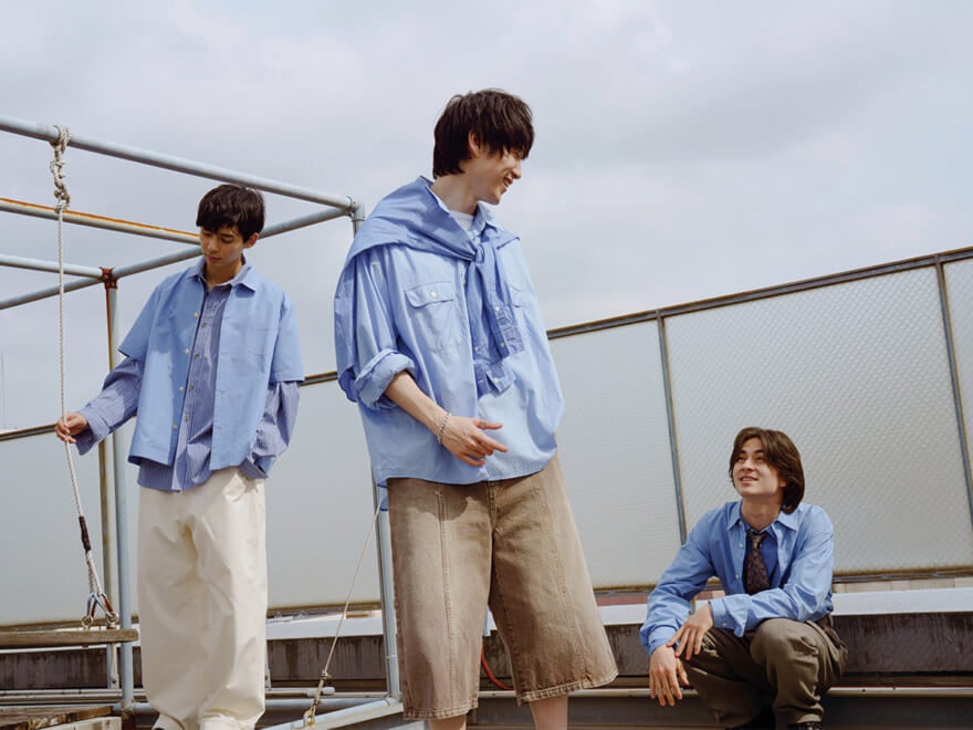 Wポケットのワークシャツ