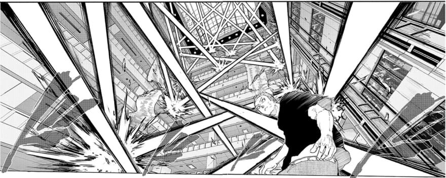 漫画『SAKAMOTO DAYS』のアクションシーン　１