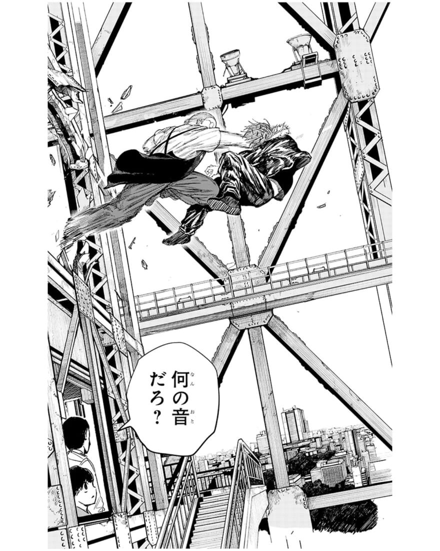 漫画『SAKAMOTO DAYS』のアクションシーン　２