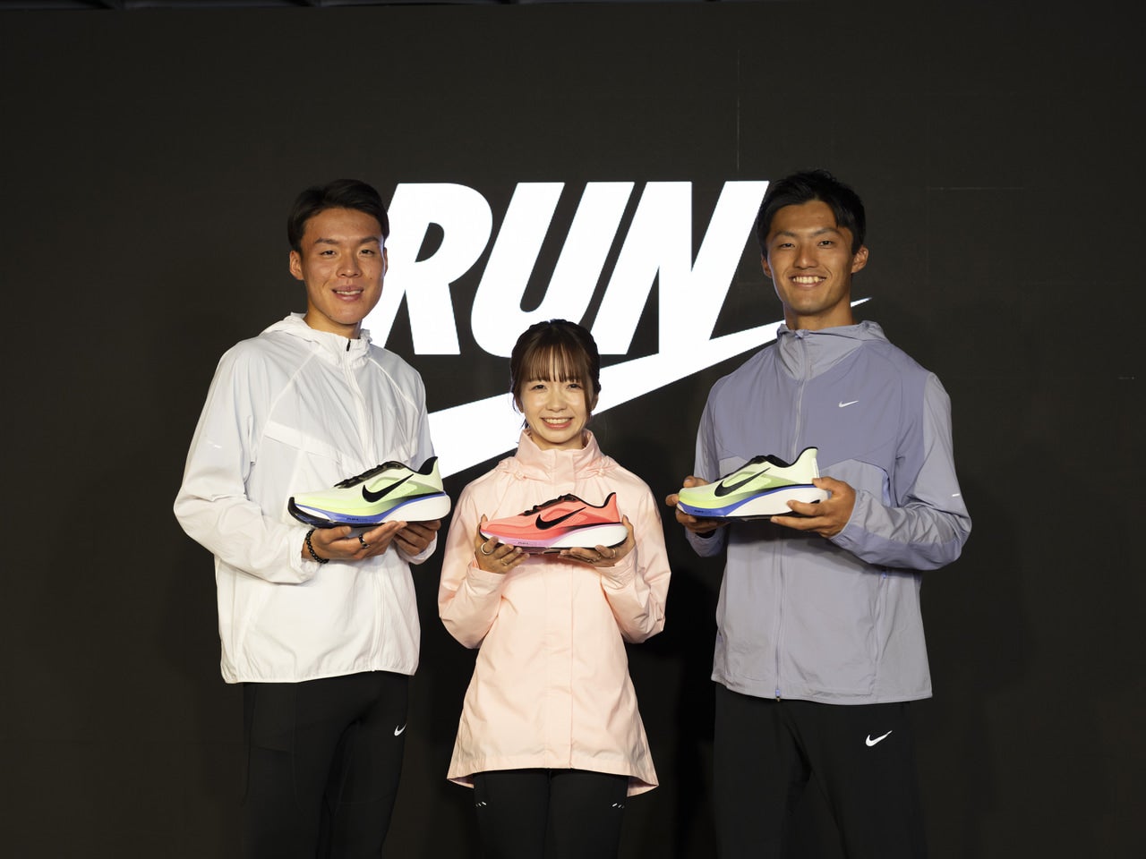 ナイキファミリー　柳田大輝選手　 佐藤早也伽選手　佐藤圭汰選手