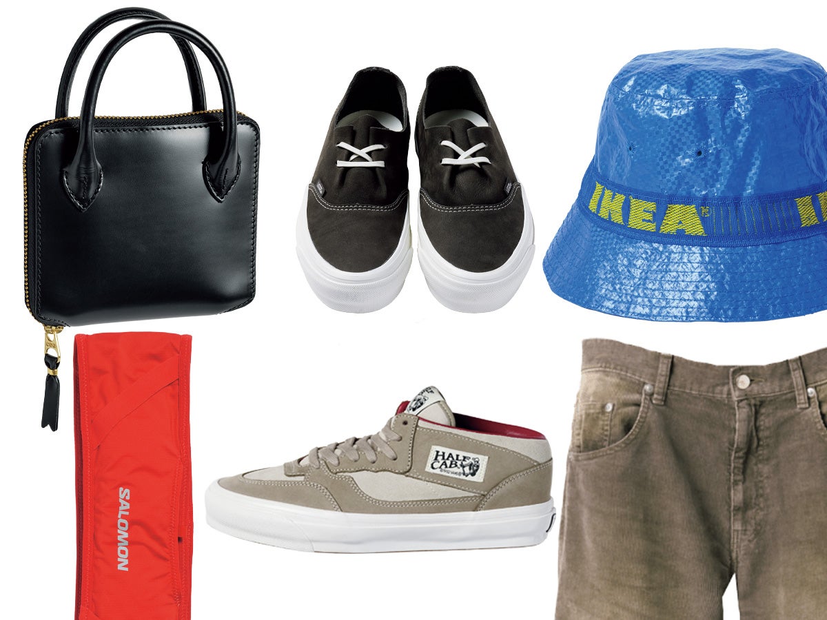 隠れた名品が大集結！コム デ ギャルソンの黒財布、Vansのスニーカー、IKEAロゴのキャップ...物欲が鳴りやまないファッションプロ2人のトーク。