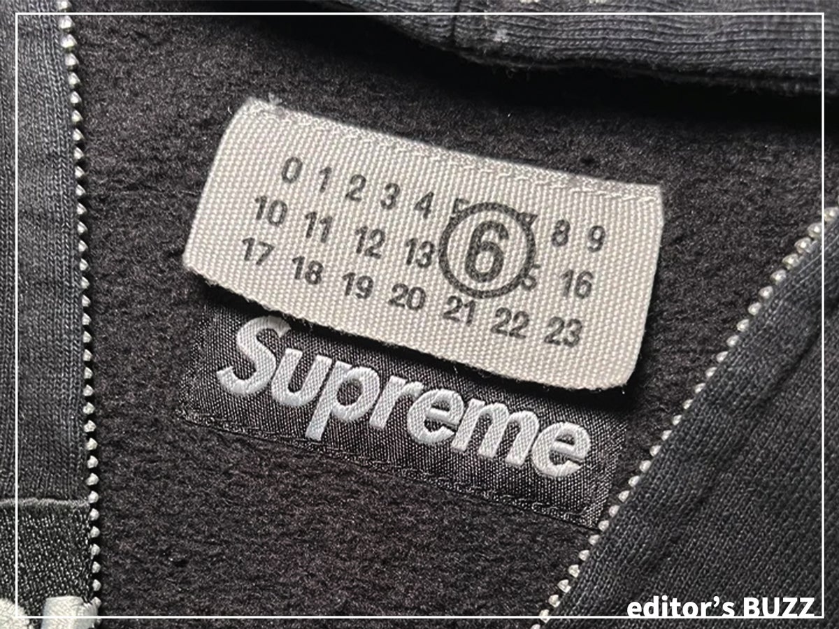 エディターのトップスは春なのに黒い。「シュプリーム」×「メゾン マルジェラ」のコラボパーカからアウトドアなベストまで４選！